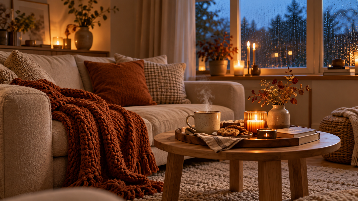 Gemütlicher Abend zuhause: 9 Ideen für kalte und dunkle Tage 🍂