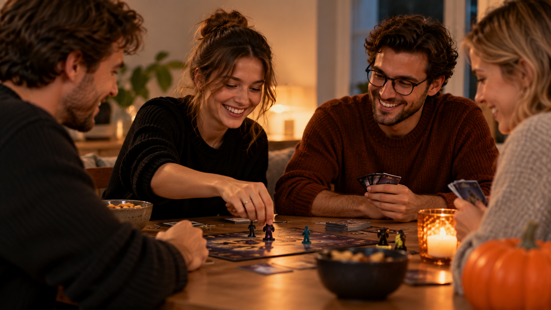 Halloween-Spieleabend für Erwachsene: 3 Spiele von gemütlich bis Gänsehaut im Vergleich
