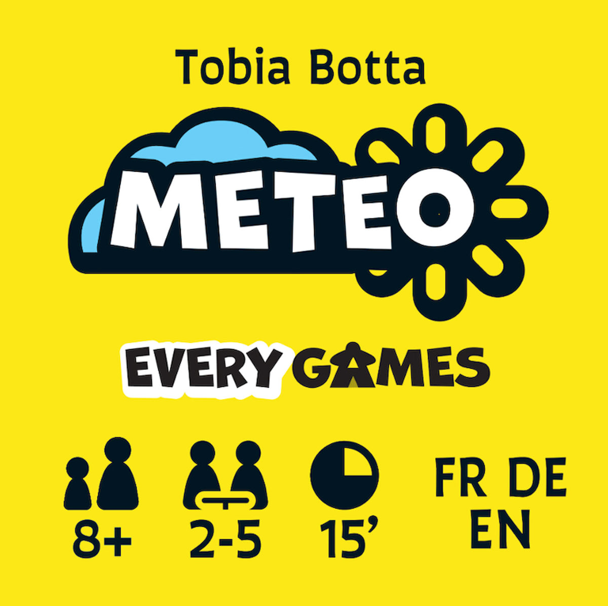 Spielverpackung Vorderseite mit Logo, Autorennamen und Alters-/Spieldauerangaben