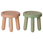 Spielzeug-Hocker-Set für Maus - 3x3x3 cm (Rose/Helle Minze)