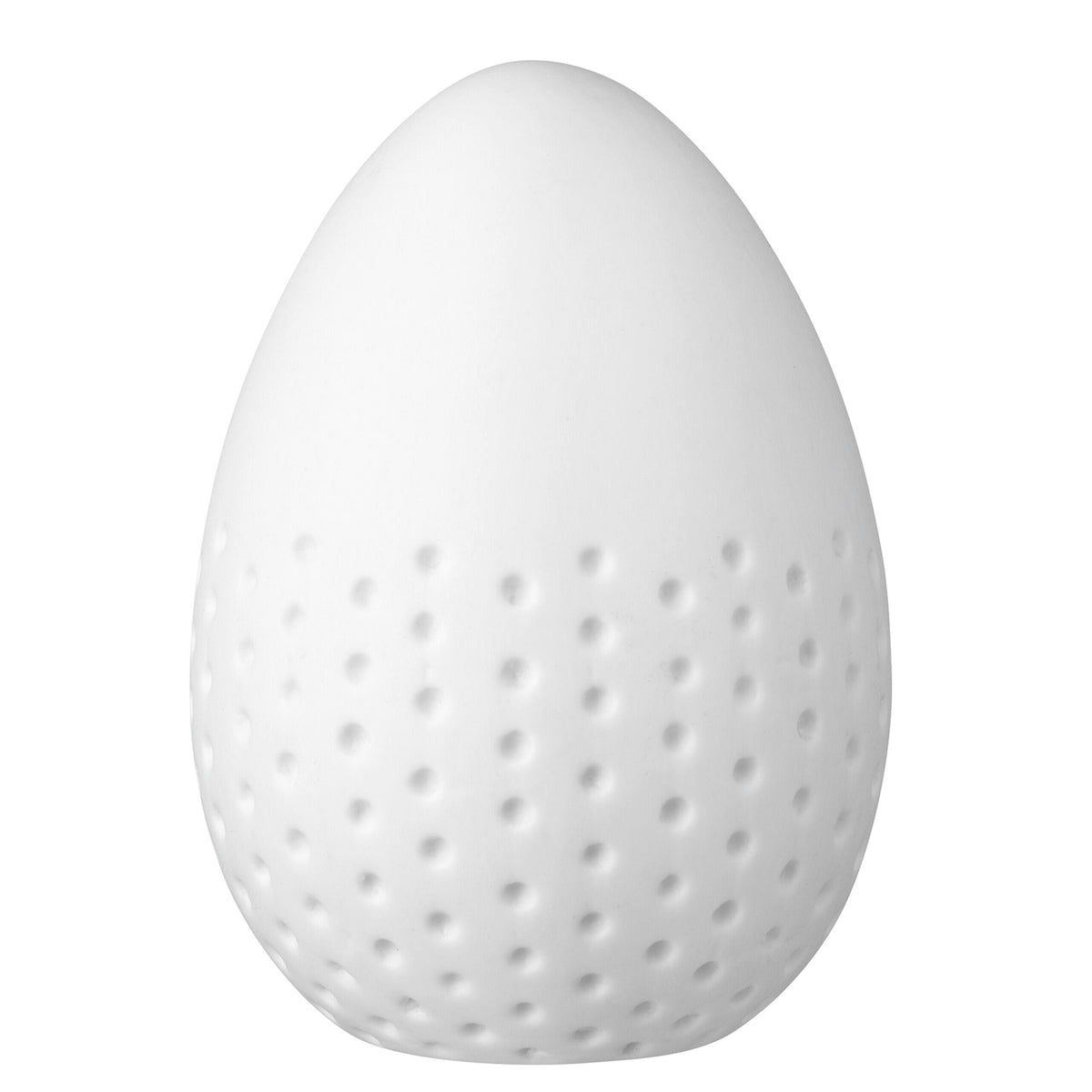 Porzellaneier "Frühlingsboten" im 4er-Set - 6x9 cm (Weiß)