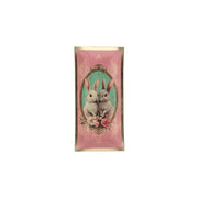 Glasteller "Love Plates - Hase" - L (Blush)