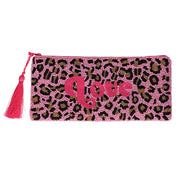 Kosmetiktasche "Elodie - Love" - L (Rosa)