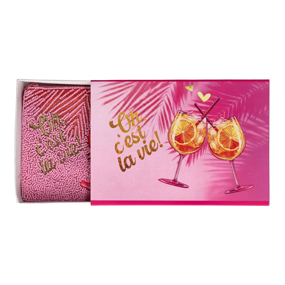 Kosmetiktasche "Elodie - Oh c'est la vie" - M (Pink)