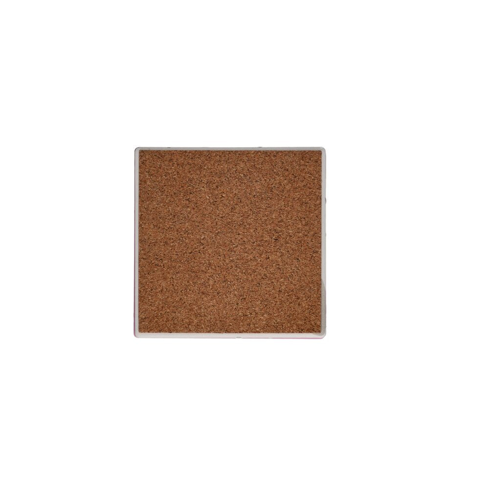 Untersetzer "Love Tiles - Cheers" - 11x0,6x11 cm (Rosa)