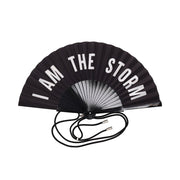 Fächer "Fififan - I am the Storm" - 42 cm (Schwarz)