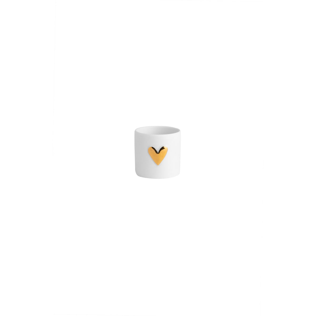 Teelicht im 2er Set "Wolke Sieben - Herz" (Gold) von räder Design