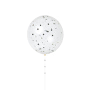 Konfettiballon "Silberstar"