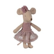Ballerina Maus "Heather" - Kleine Schwester (Lila)