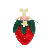 Mini-Puppe "Strawberry Mouse" - 10,2x15,2x3,8 cm (Bunt)