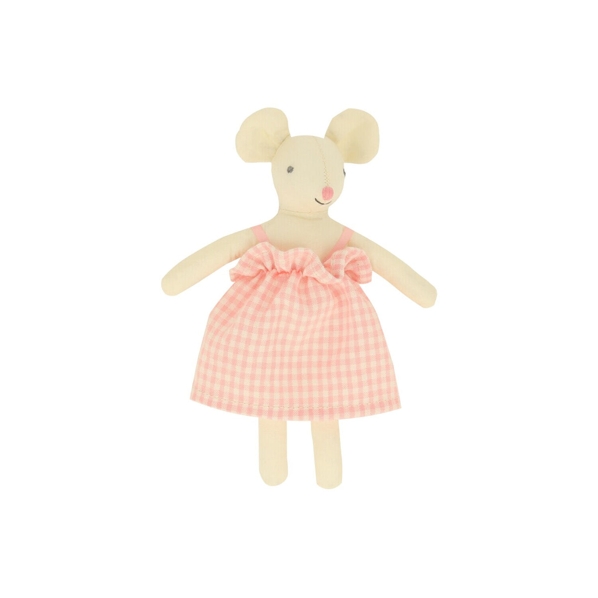 Mini-Puppe "Strawberry Mouse" - 10,2x15,2x3,8 cm (Bunt)