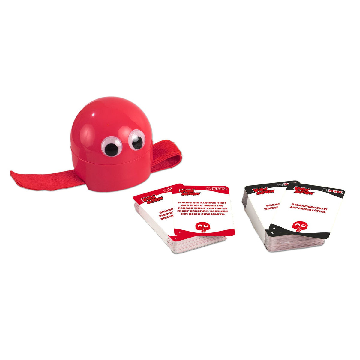 Roter Vibrations-Armband-Charakter mit Aufgaben-Karten (2 Packungen)