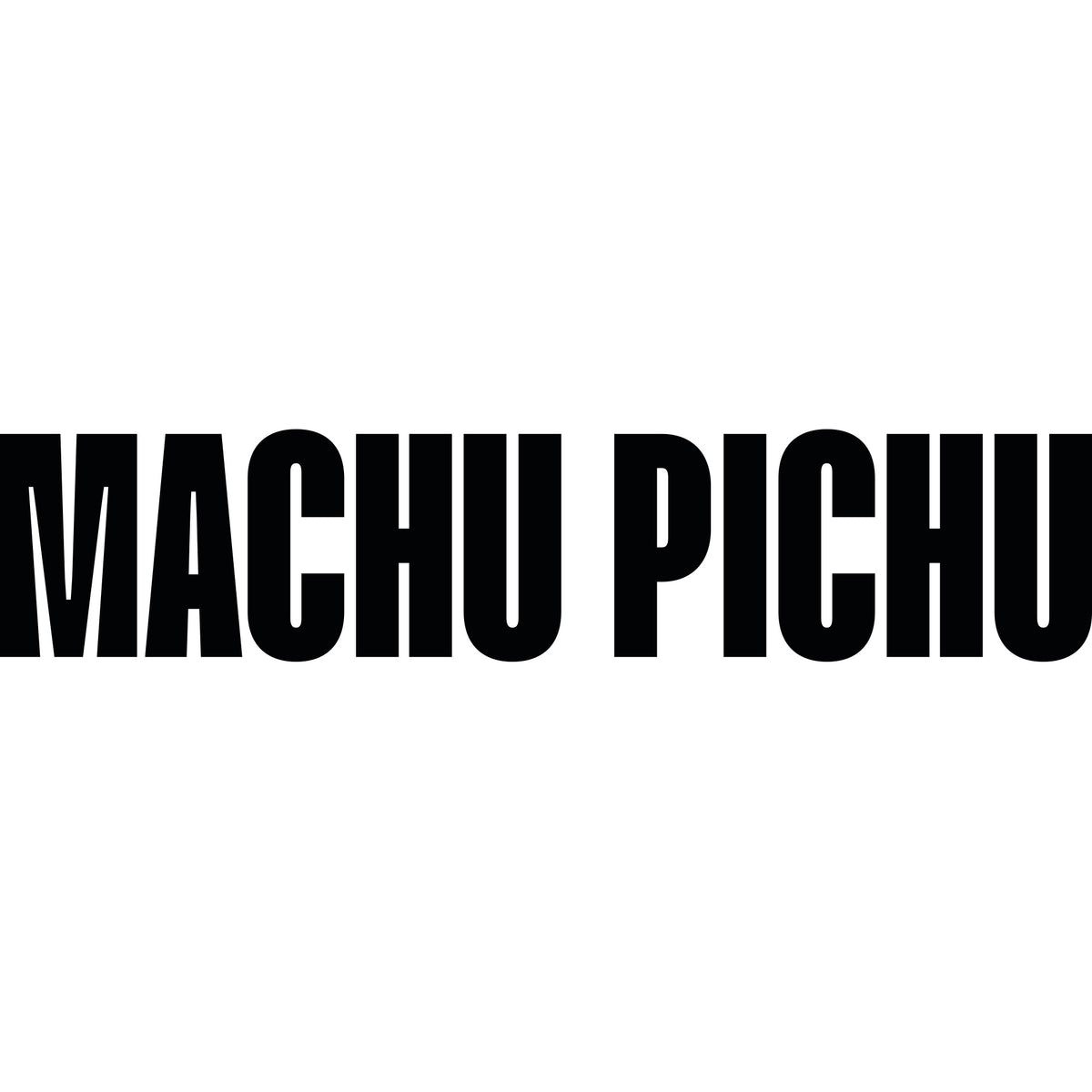 Machu Pichu
