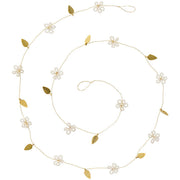 Band "Fairytale Christmas" - 1 m (Weiß/Gold)