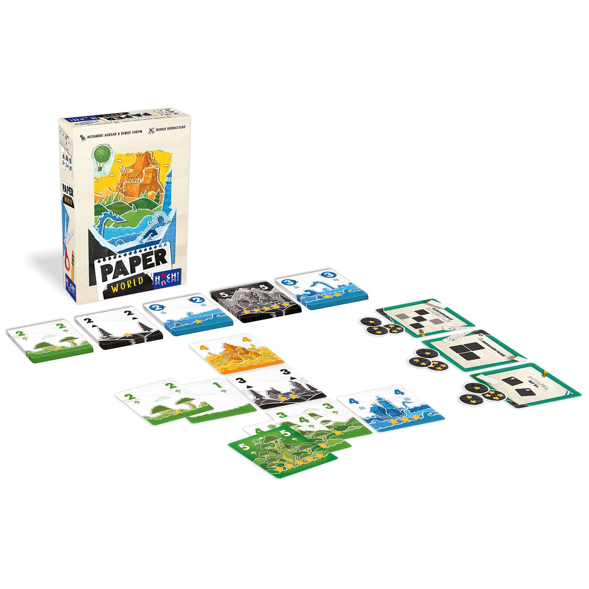 Paper World Karten-Set mit Landschafts- und Zielkarten, mehrere Motive