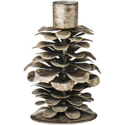 Kerzenhalter "Zapfen Eira" - 7x11 cm (Metallic)