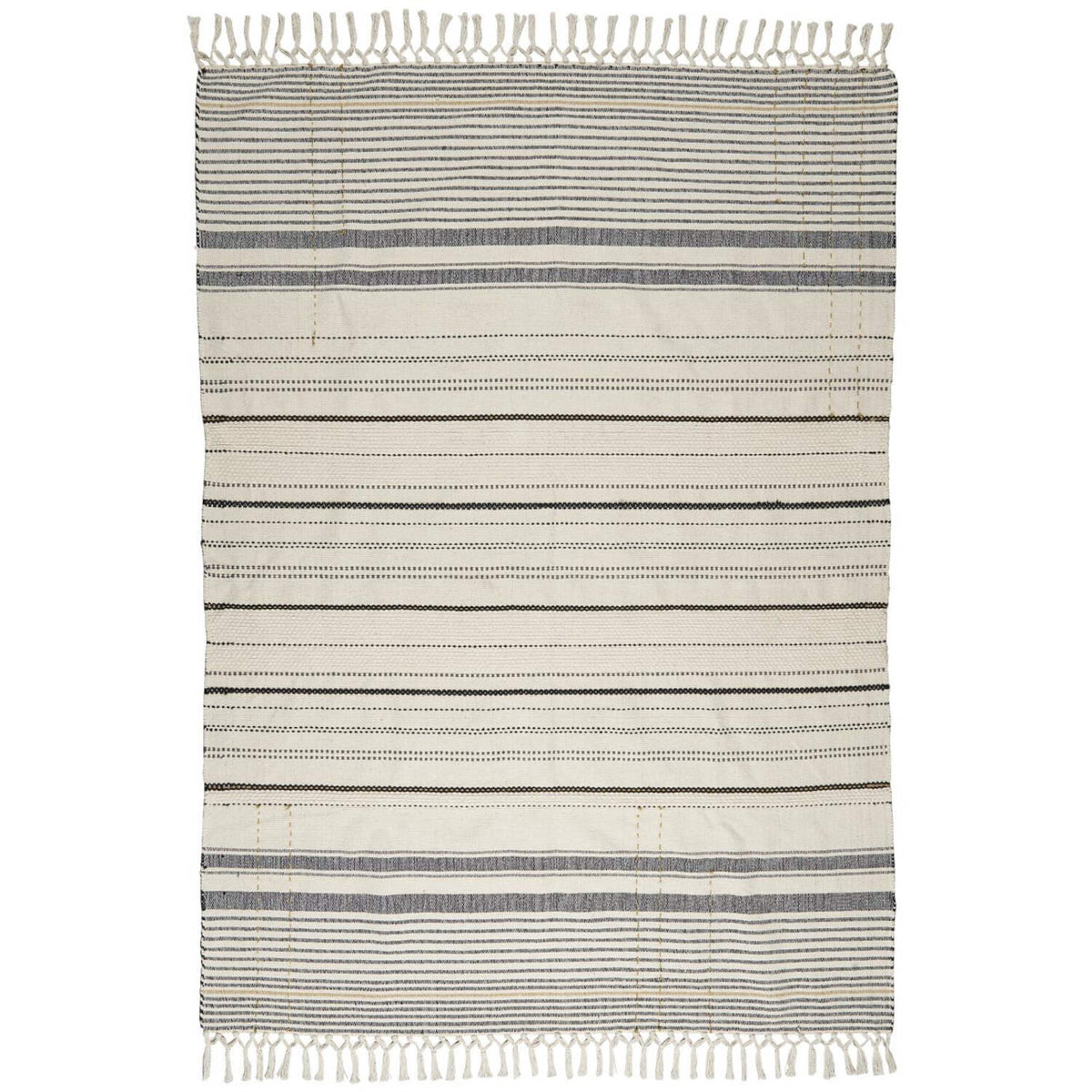 Teppich gestreift 120x180 cm (Natur)