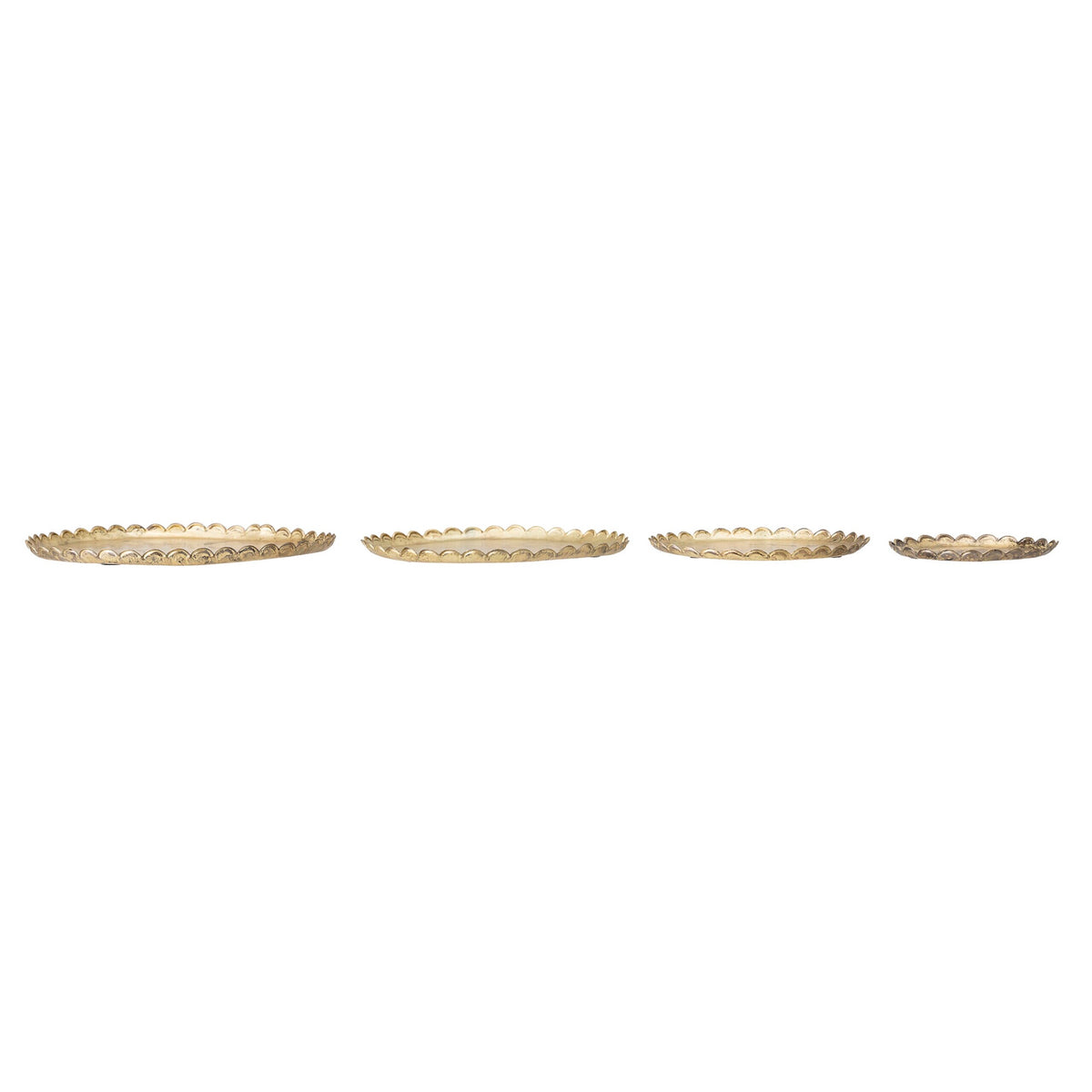Tablett "Holiday"  im 4er-Set (Gold)