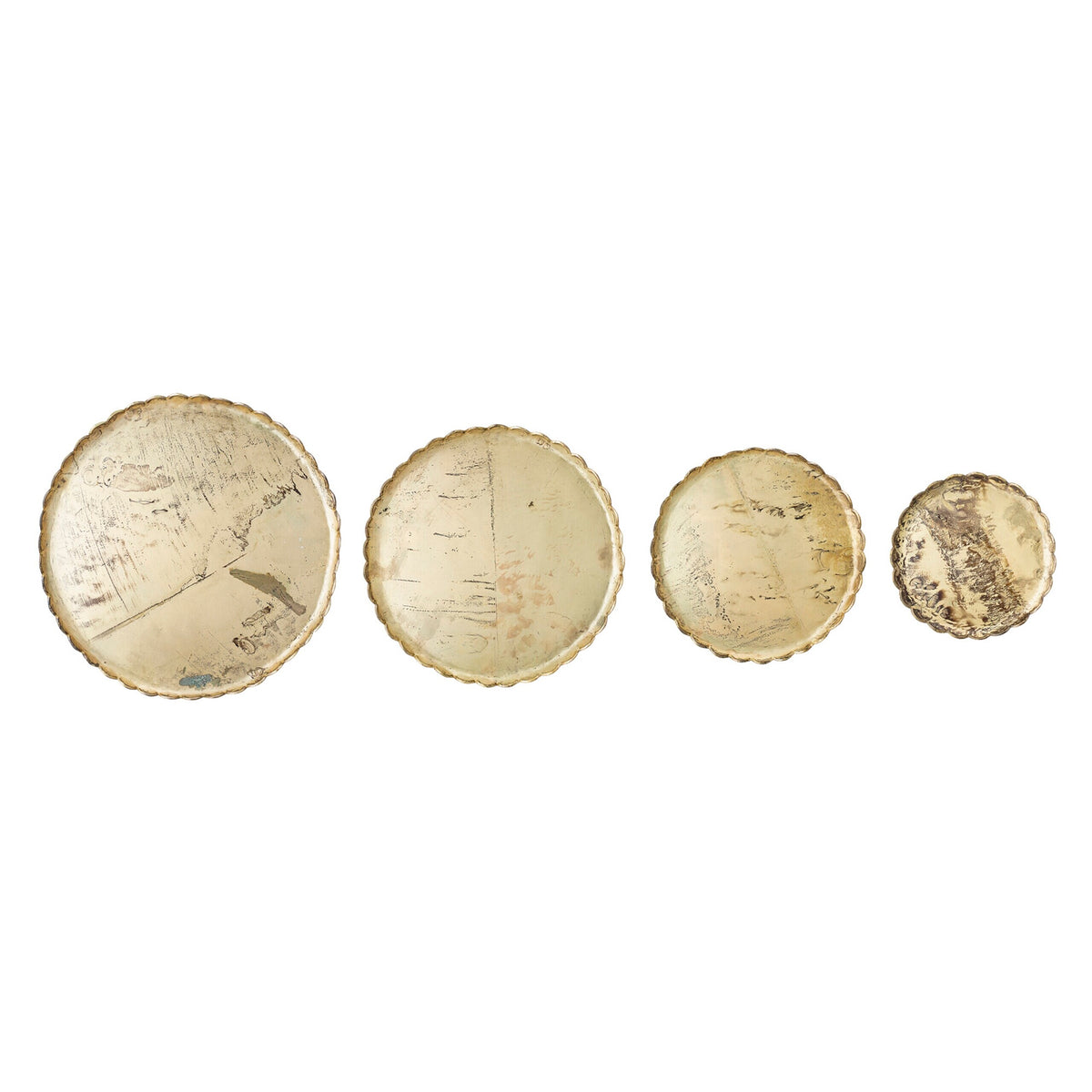 Tablett "Holiday"  im 4er-Set (Gold)