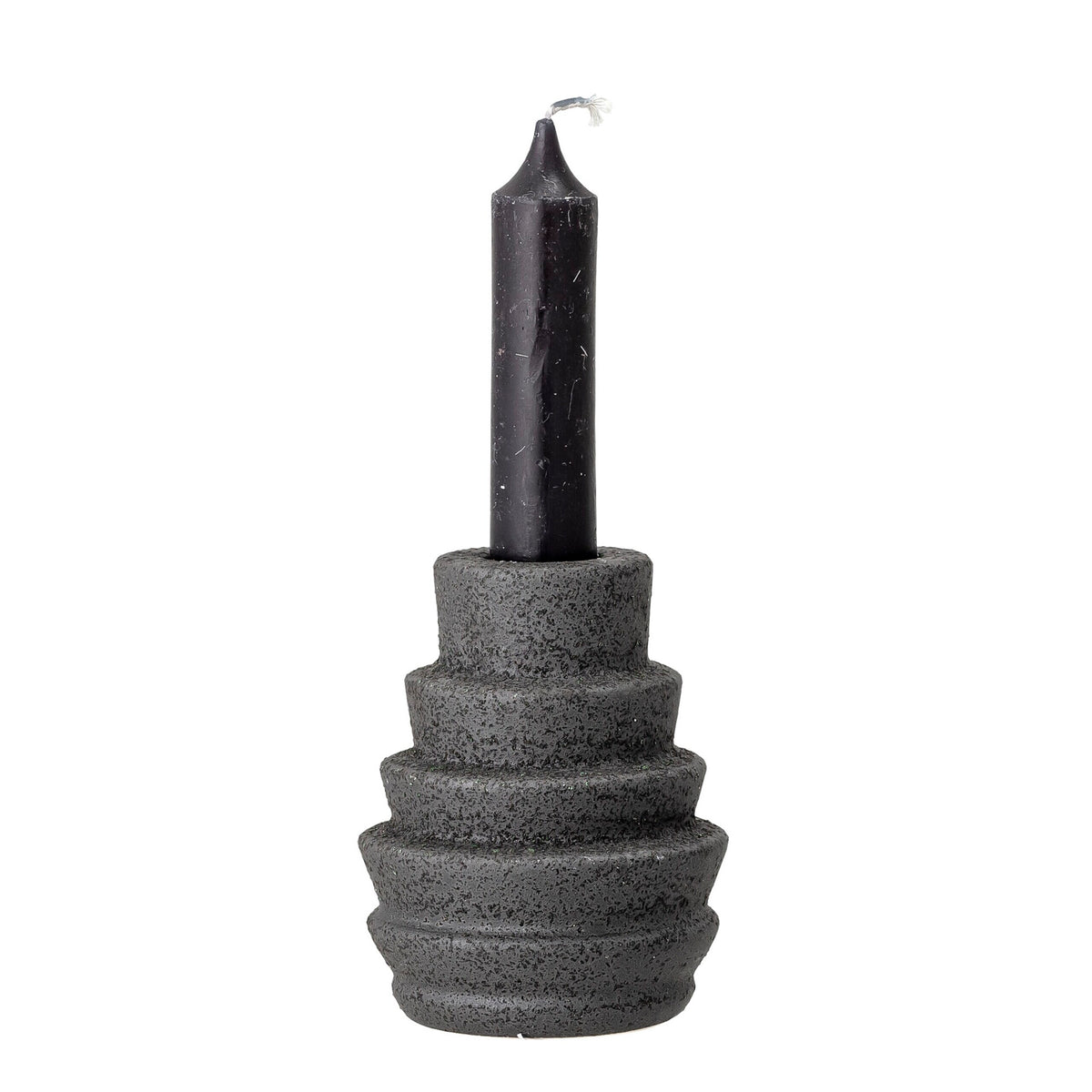 Kerzenständer "Emin" - 7x9 cm (Schwarz)