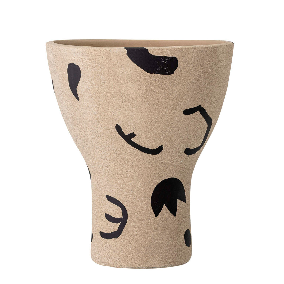 Terrakotta-Vase "Nans" - 23x27 cm (Braun)