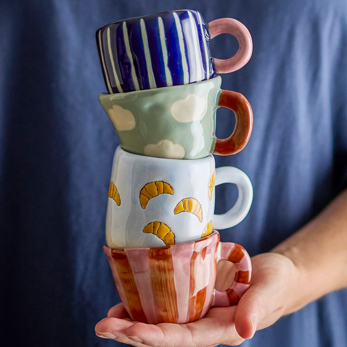 Tasse "Nini" - 7,5x5,5 cm (Bunt)