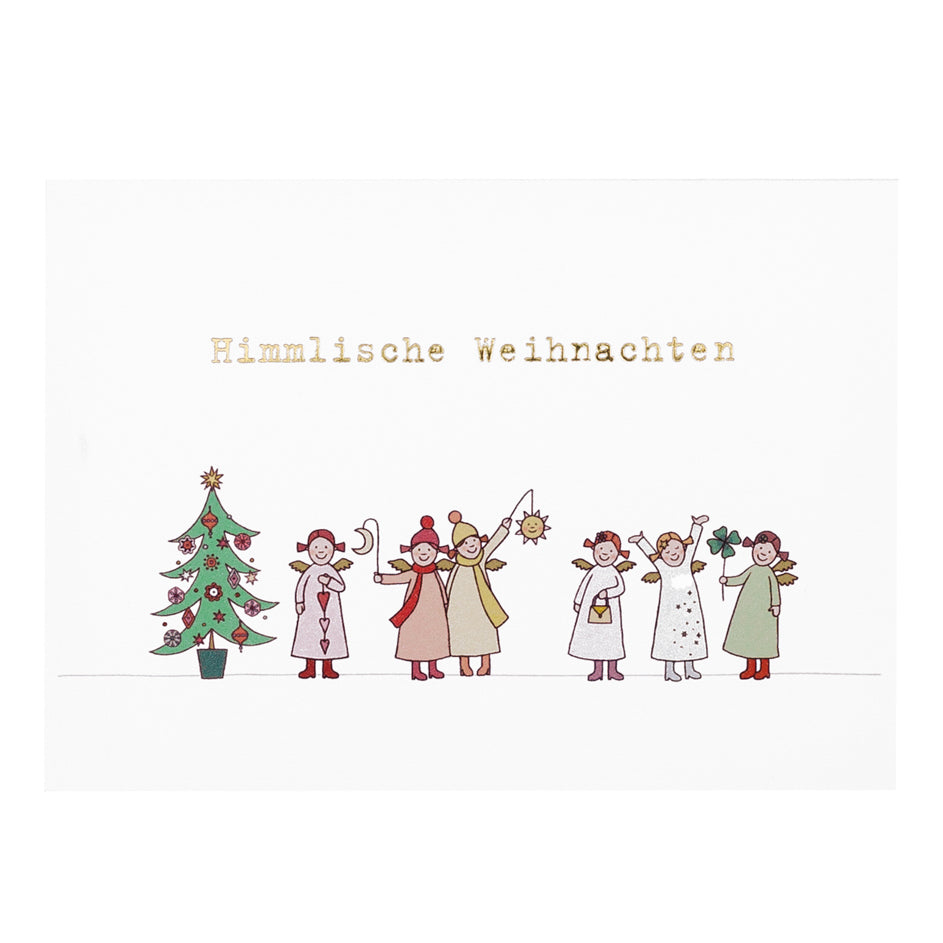 Weihnachtskarte "Himmlische Weihnachten"