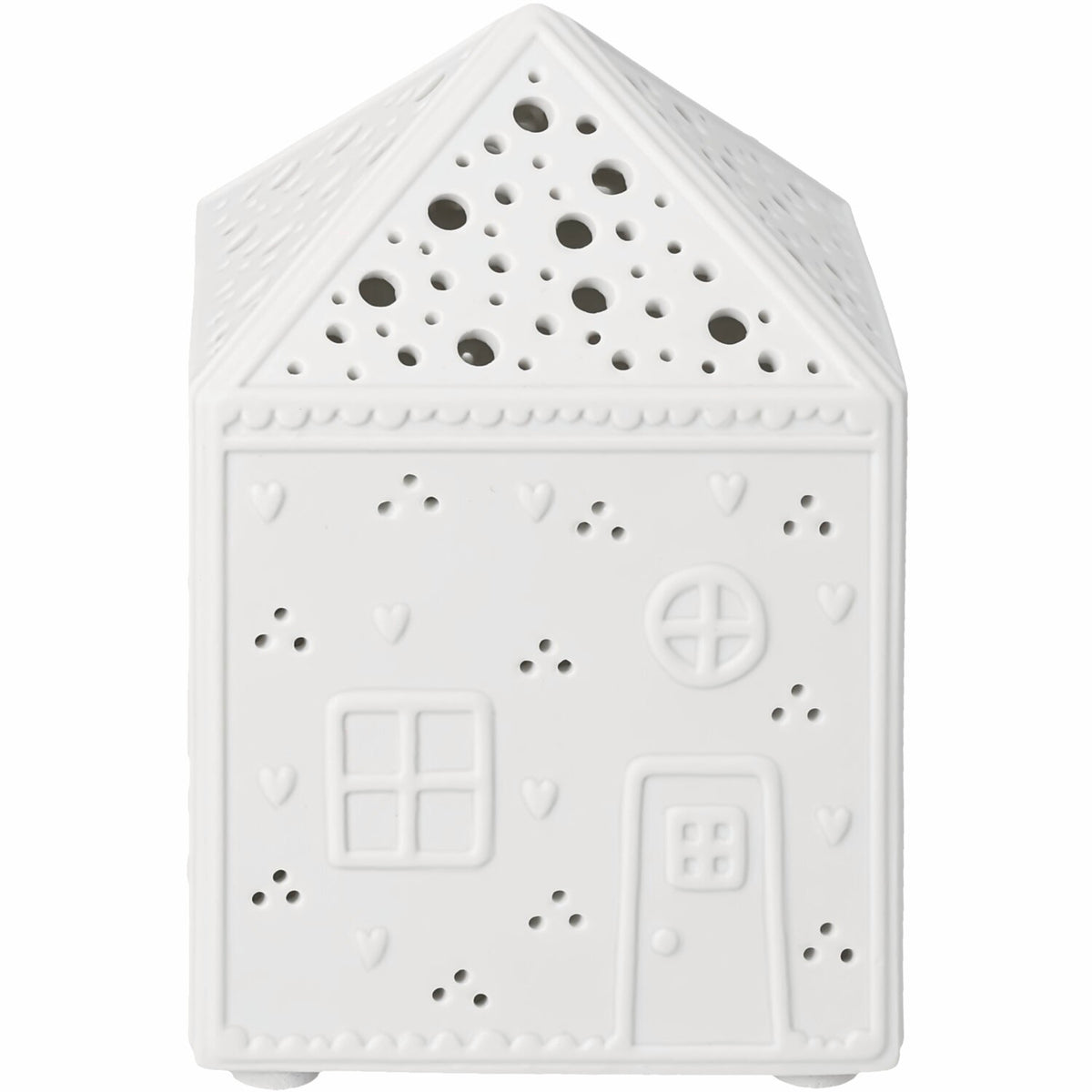 LED Lichthaus "Lebkuchen" - 8x8x12 cm