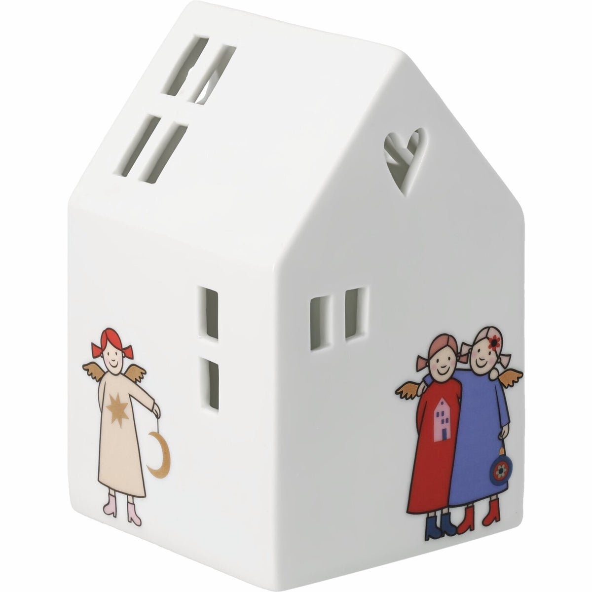 LED Lichthaus "Himmlische Schwestern - New Edition 10" - 8x8x12,5 cm