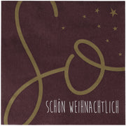 Papierserviette "So schön weihnachtlich" - 33x33 cm