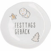 Kleiner Teller "Festtagsgebäck" - 14 cm
