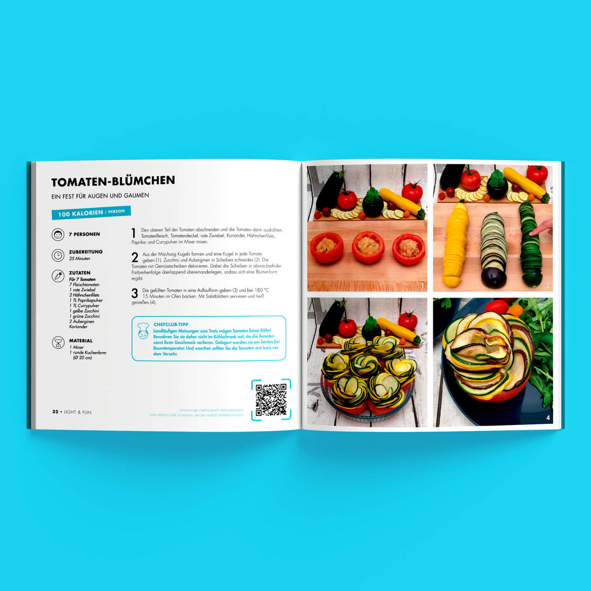 Kochbuch Vorteilsset aus "Chefclub Das Best Of, Vol.2 + Chefclub Light & Fun" (Bunt)