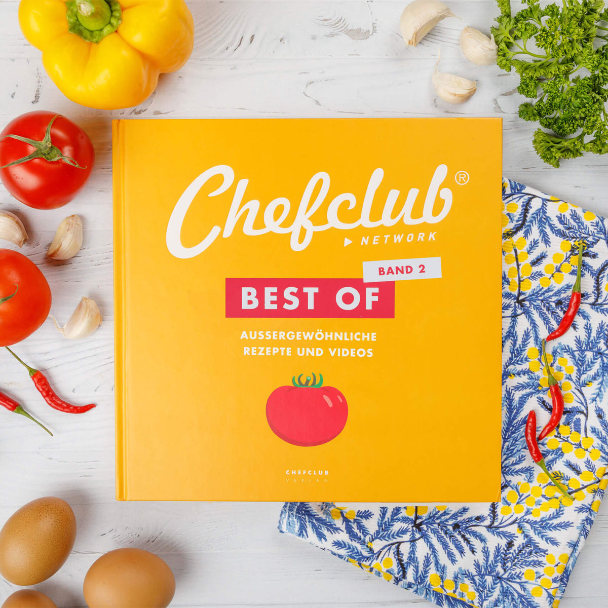 Kochbuch Vorteilsset aus "Chefclub Das Best Of, Vol.2 + Chefclub Light & Fun" (Bunt)