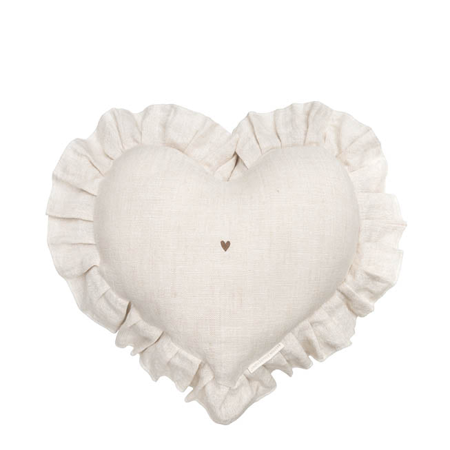 Kissen "Heart" - 52x50 cm (Light Naturel)