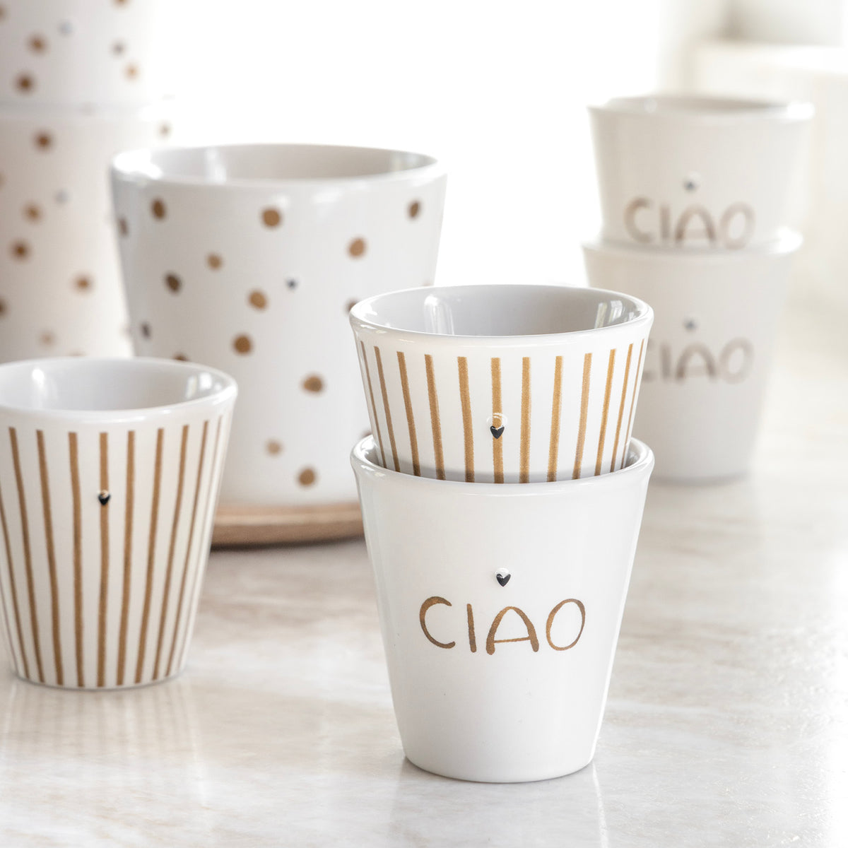 Espressotasse "CIAO" - 4,4x6,2x6,6 cm