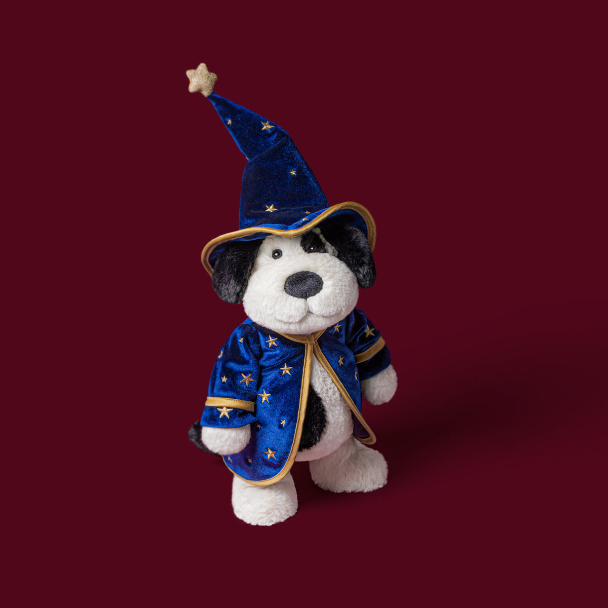 Kuscheltier Hund "Rufferty - Wizard Outfit" - 31 cm (Weiß)