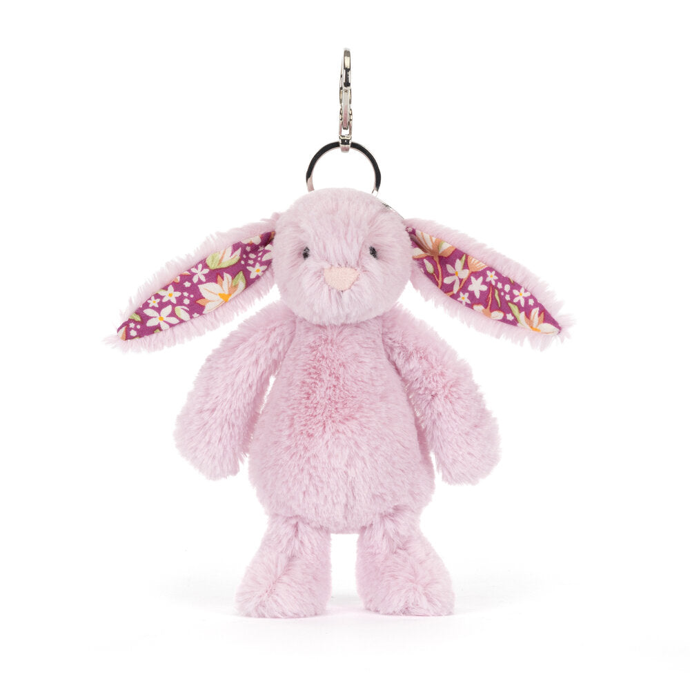 Kuscheltier Taschenanhänger Hase "Thistlepop Blossom" - 4x5x18 cm (Lila)