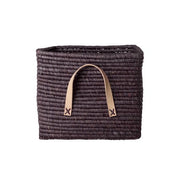 Korb "Raffia" - 30x30x25 cm (Chocolate Brown)