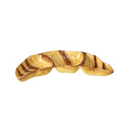 Keramikteller "Croissant" - 30x18x4 cm (Braun)