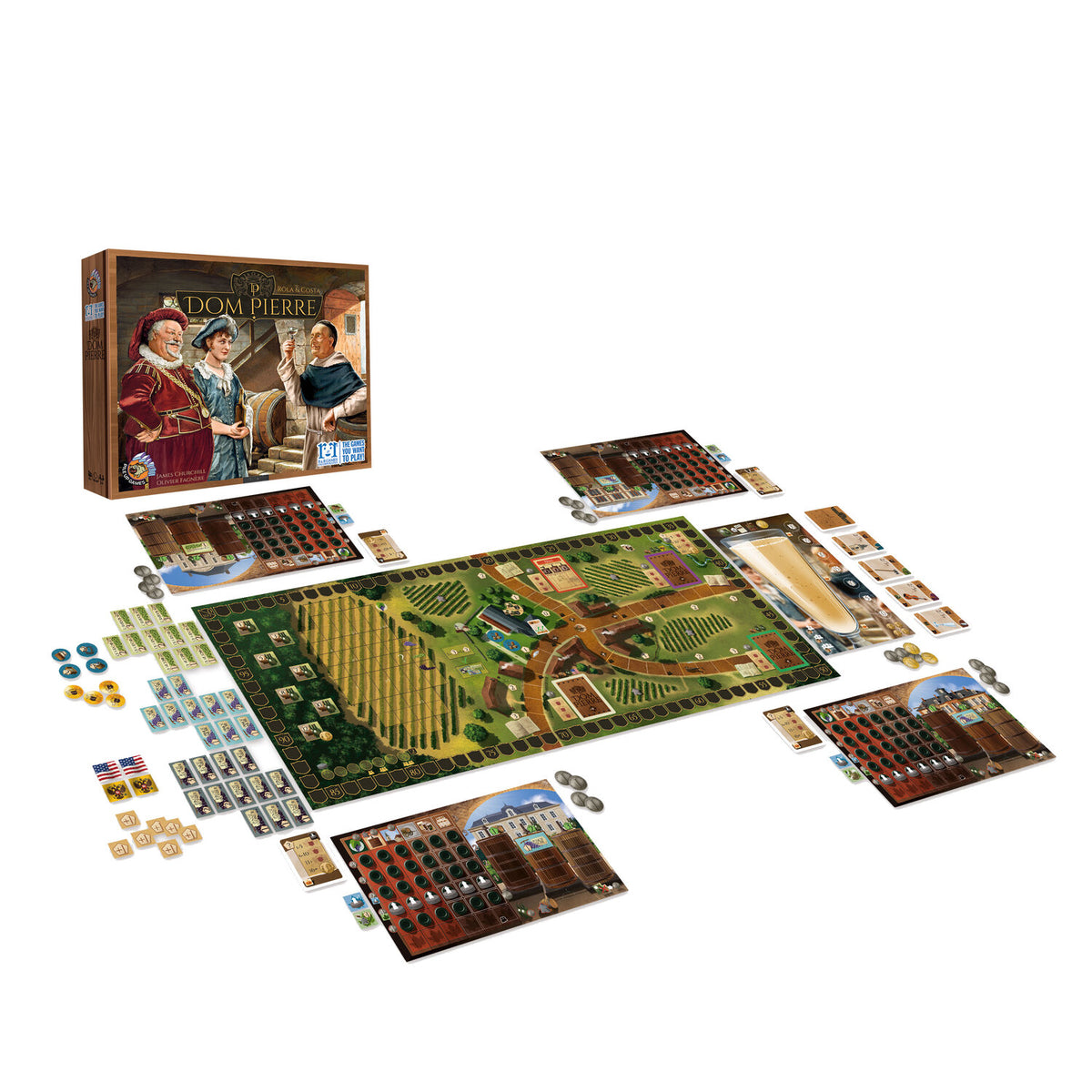 Gesellschaftsspiel "Dom Pierre" (Bunt)