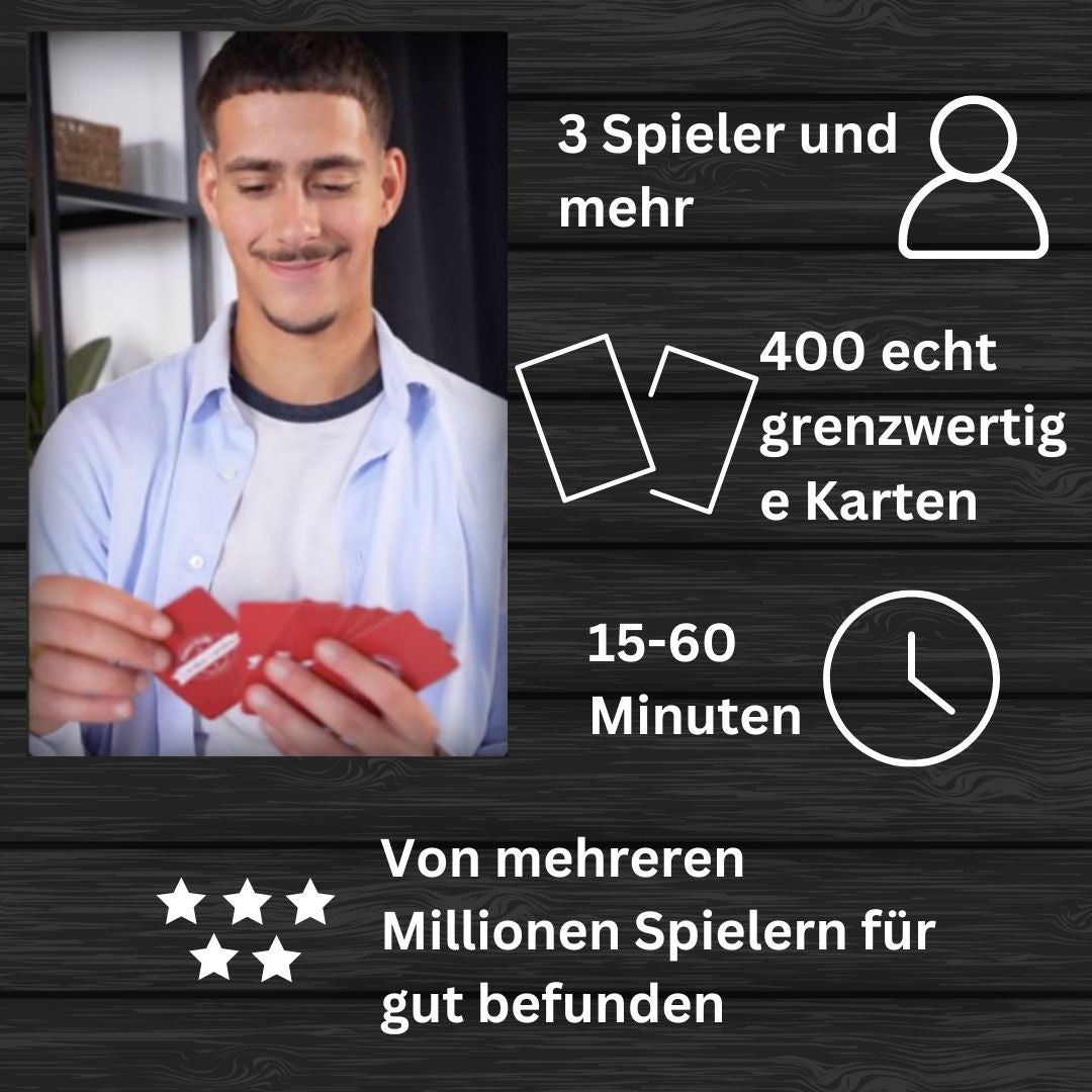 Spielkarten in Händen: rote Karten, mehrere Karten sichtbar