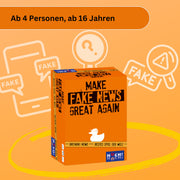 Brettspielbox „Make Fake News Great Again“ in Orange