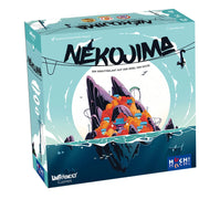 NekoJima Geschicklichkeitsspiel: Spielbox mit Katzenmotiv und türkisfarbenem Design