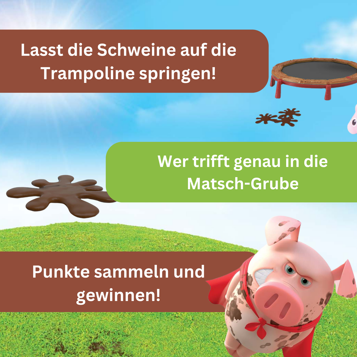 Flieg Schweinchen, flieg!