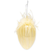 Osterei zum Aufhängen "Feder" - 18 cm (Pale Yellow)