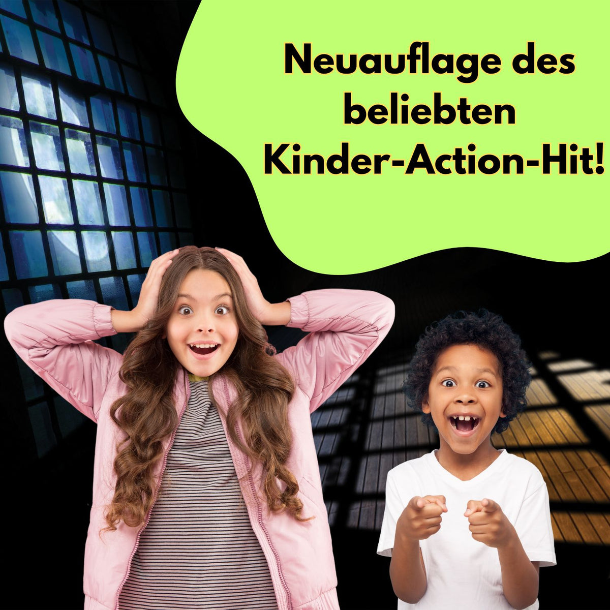 Kinder mit Kopfhörern, Mädchen in rosa Jacke und gestreiftem Shirt