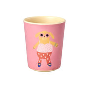 Melamin Kinderschale "Dog" - 150 ml (Hellbraun)