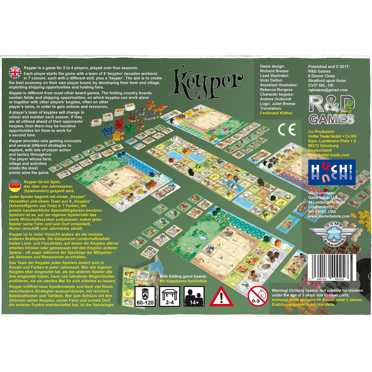 Gesellschaftsspiel Keyper von HUCH!