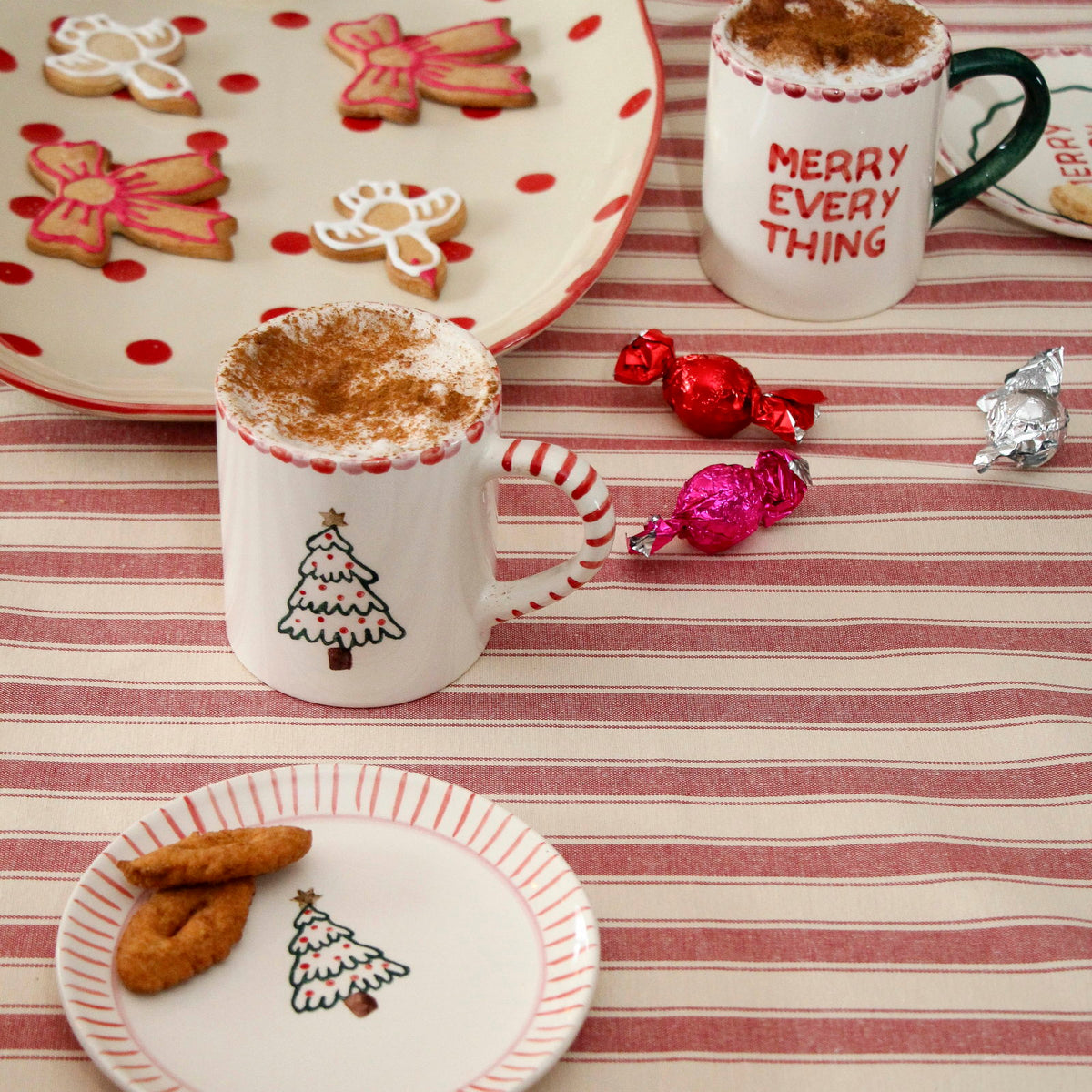 Keramiktasse "Christmas - Xmas Tree" - 420 ml (Creme)