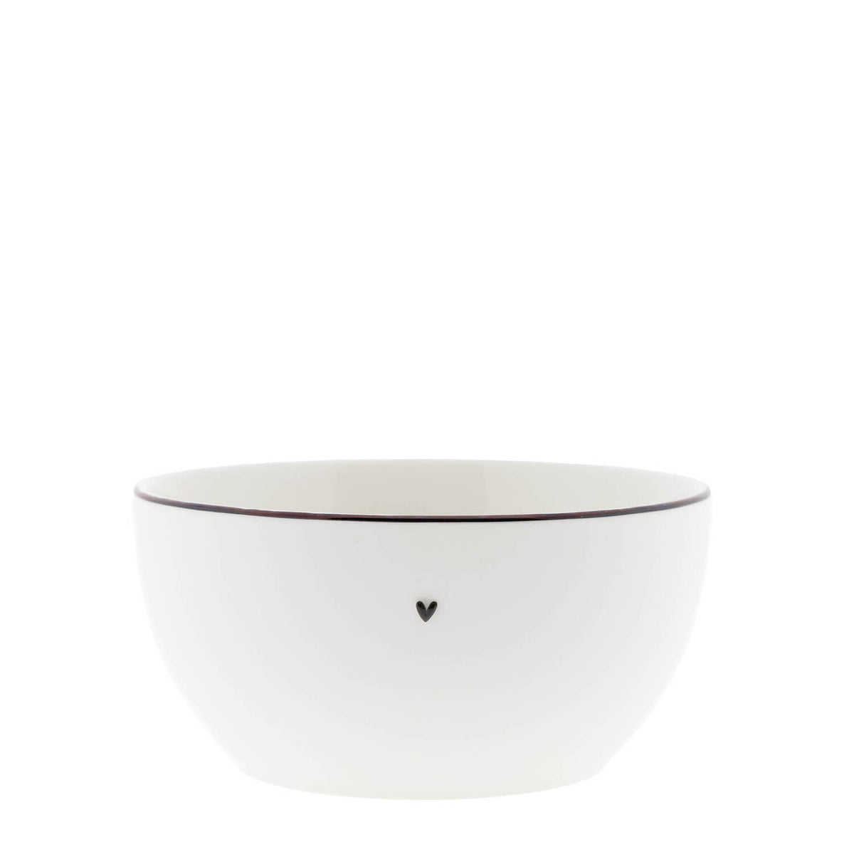 Schale - 14x7 cm (Weiß/Schwarz)